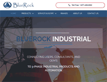 Tablet Screenshot of bluerockindustrial.com